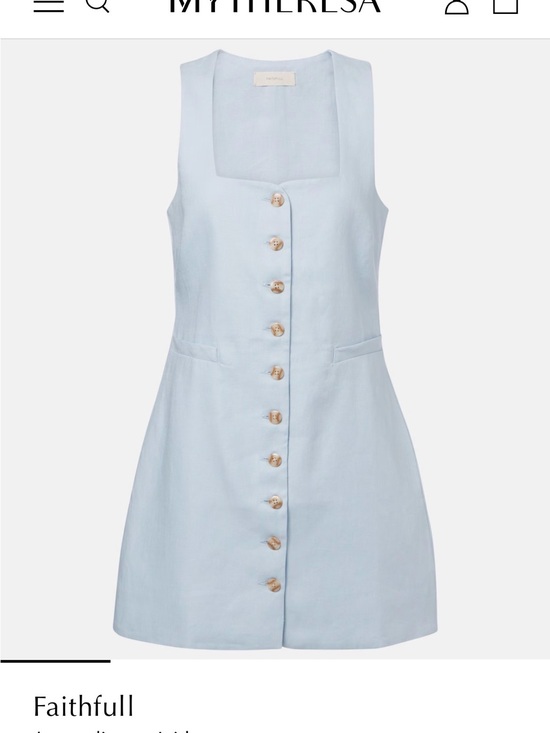 Faithfull the Brand Dresses & Skirts - Faithfull the Brand Light Blue Mini Dress size small 4 Jacques dress
